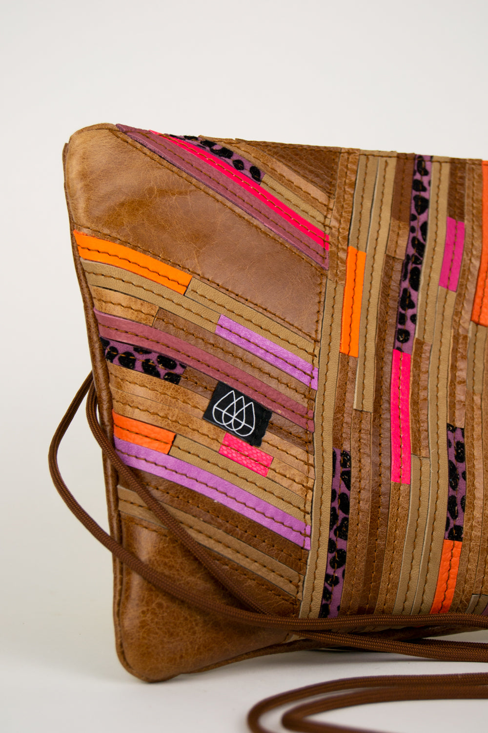 Festivaltasche Crazy Stripes / Creamy Pink / Medium