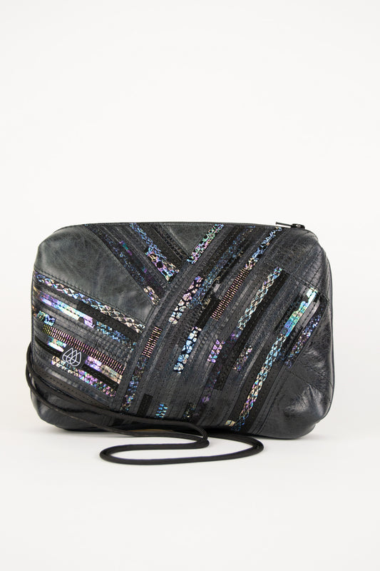 Festival Bag Crazy Stripes / Black