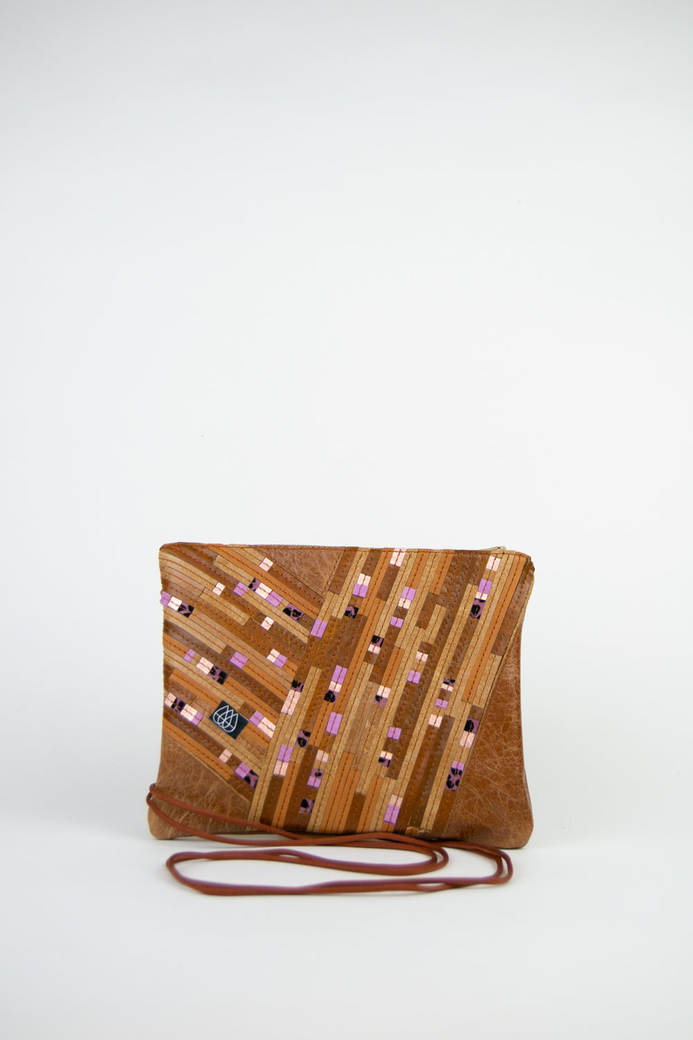 Festivaltasche Crazy Stripes / Glitter Lilac / Medium