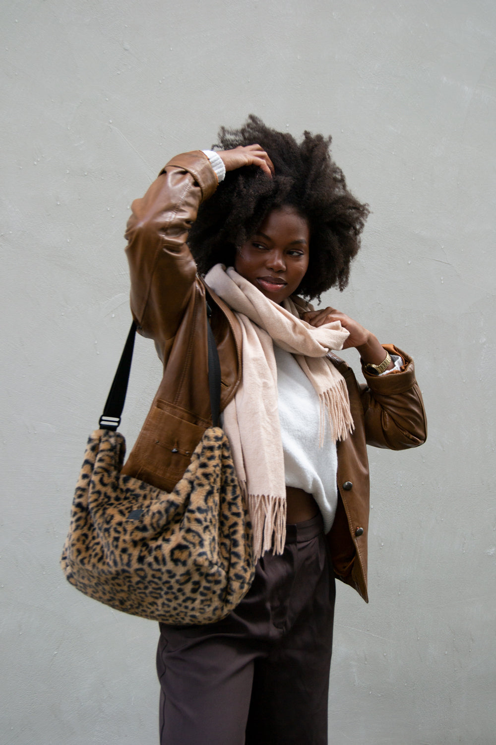 Crossbody Bag Fell / Leo Brown