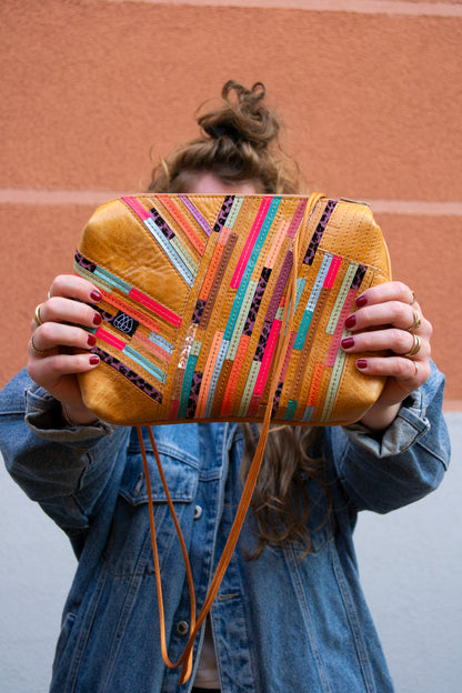 Festivaltasche Crazy Stripes / Happy / Large