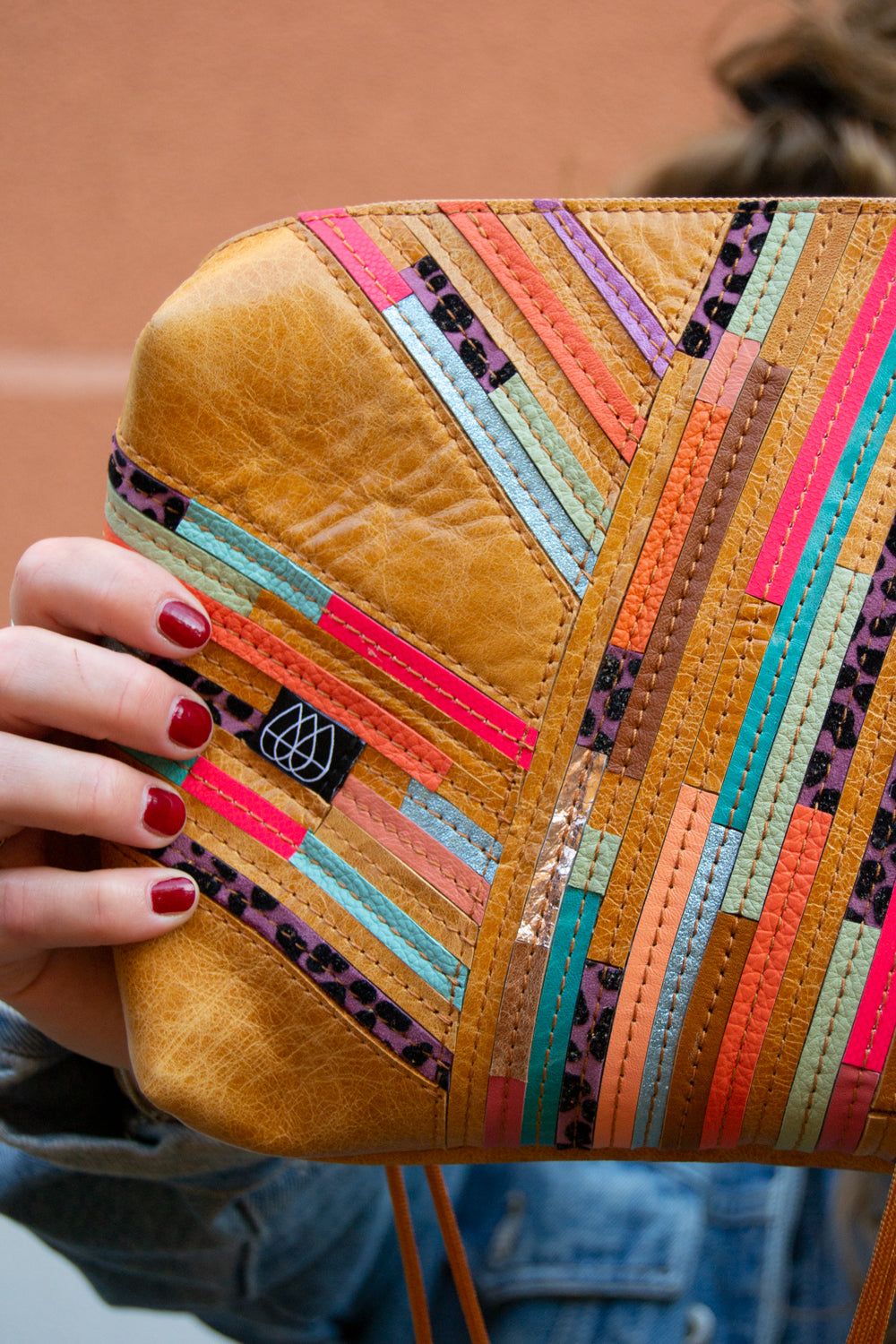 Festivaltasche Crazy Stripes / Happy / Large