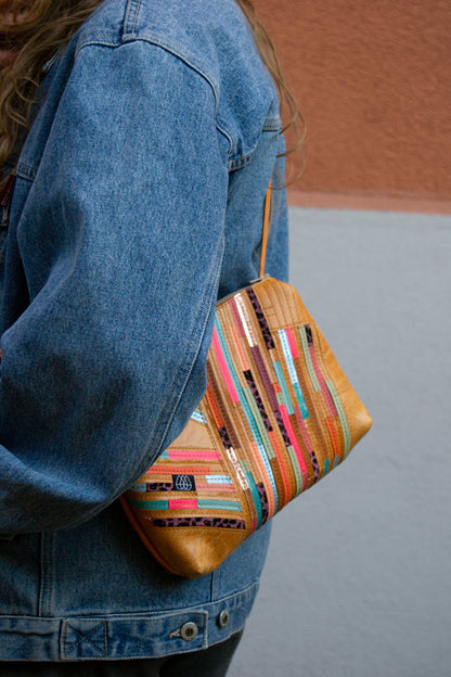 Festivaltasche Crazy Stripes / Happy / Large