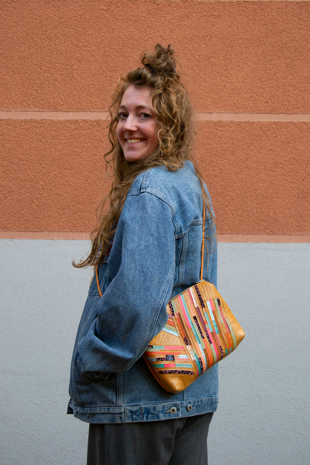 Festivaltasche Crazy Stripes / Happy / Large