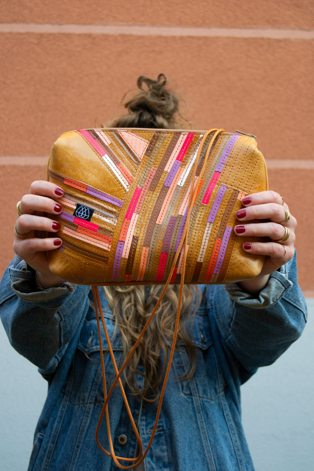 Festival Bag Crazy Stripes / Black