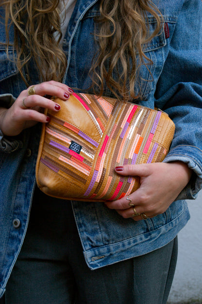 Festival Bag Crazy Stripes / Black