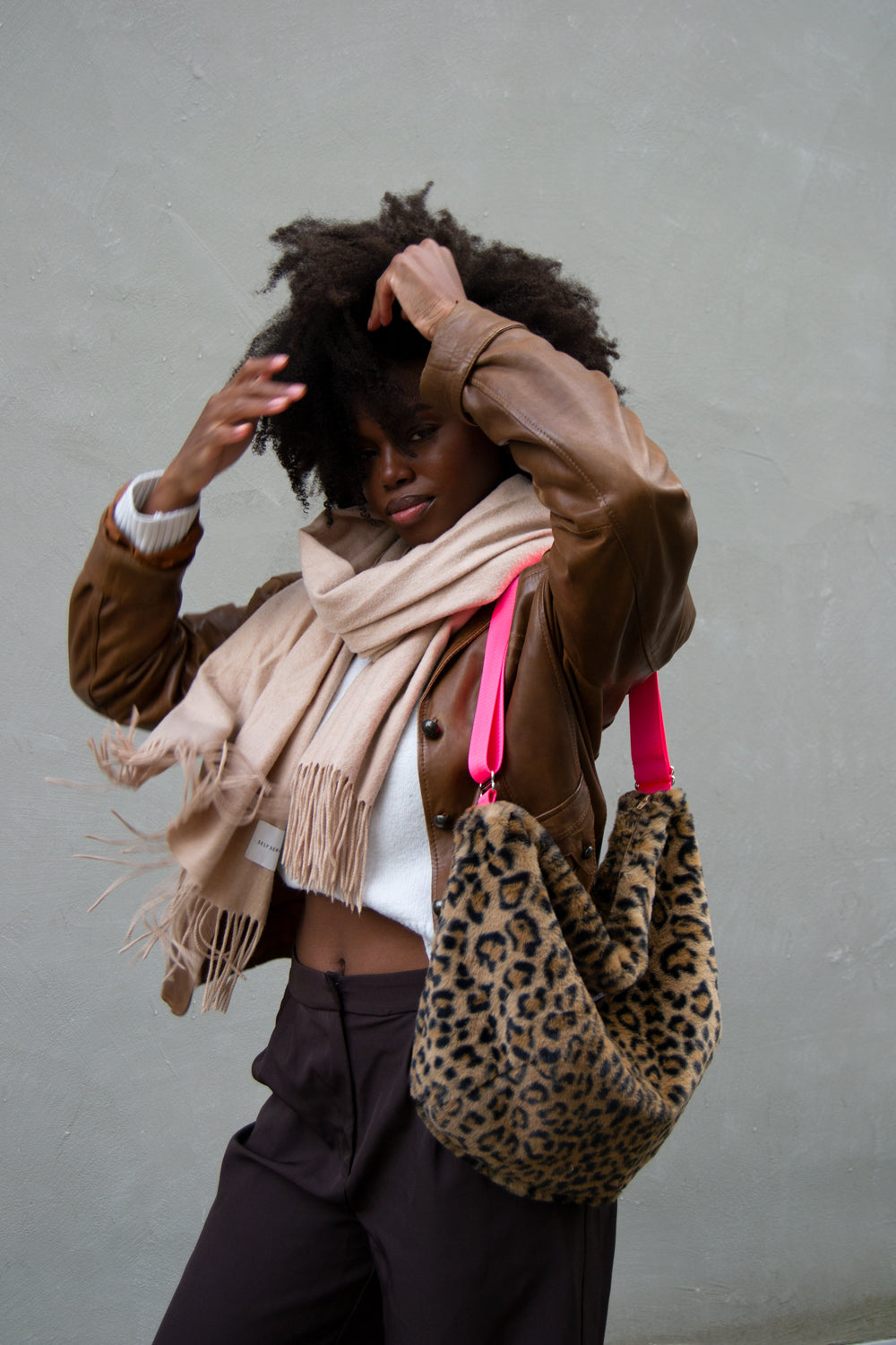 Crossbody Bag Fell / Leo Pink