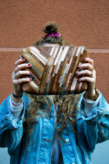 Festival Bag Crazy Stripes / Black