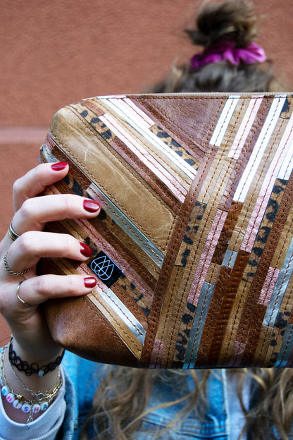 Festival Bag Crazy Stripes / Black