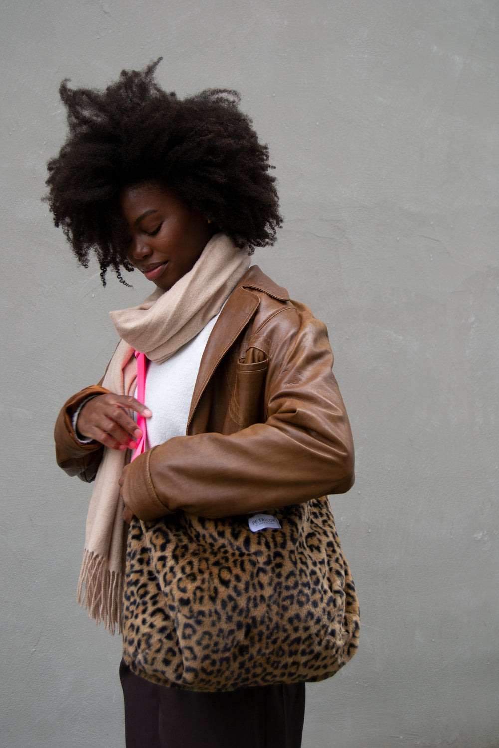 Crossbody Bag Fell / Leo Pink
