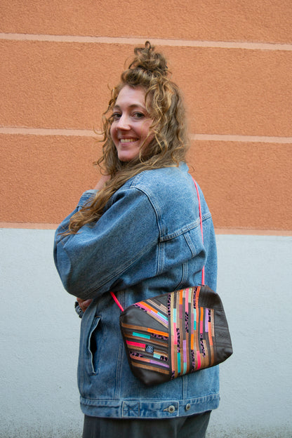 Sac Festival Crazy Stripes Noir