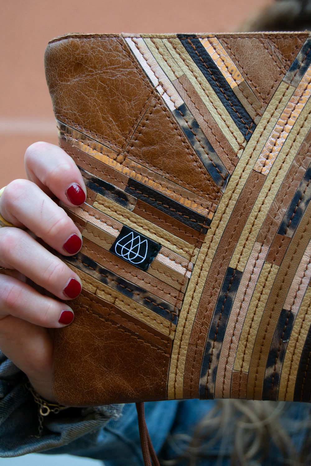 Festival Bag Crazy Stripes / Black