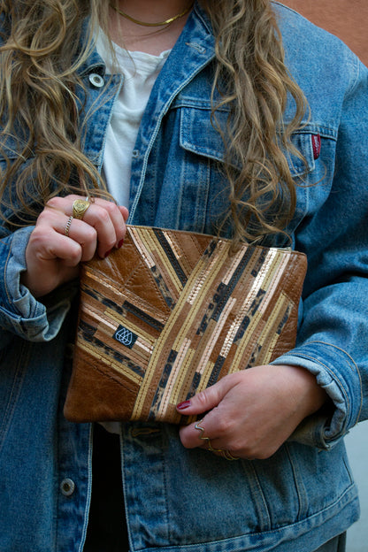 Festival Bag Crazy Stripes / Black