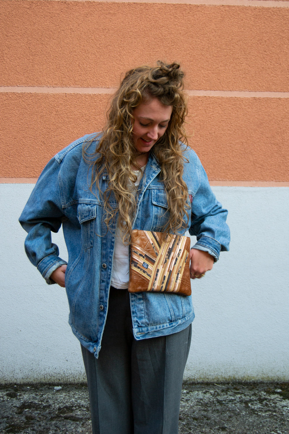 Festival Bag Crazy Stripes / Black