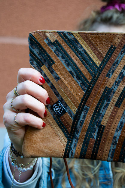 Festival Bag Crazy Stripes / Black