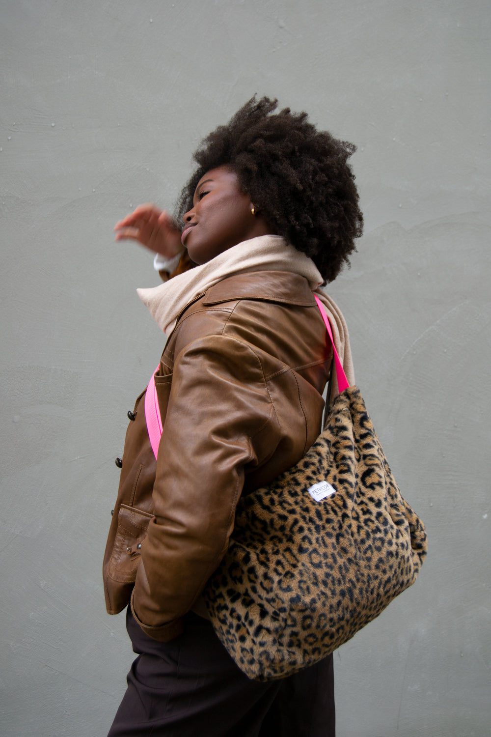 Crossbody Bag Fell / Leo Pink