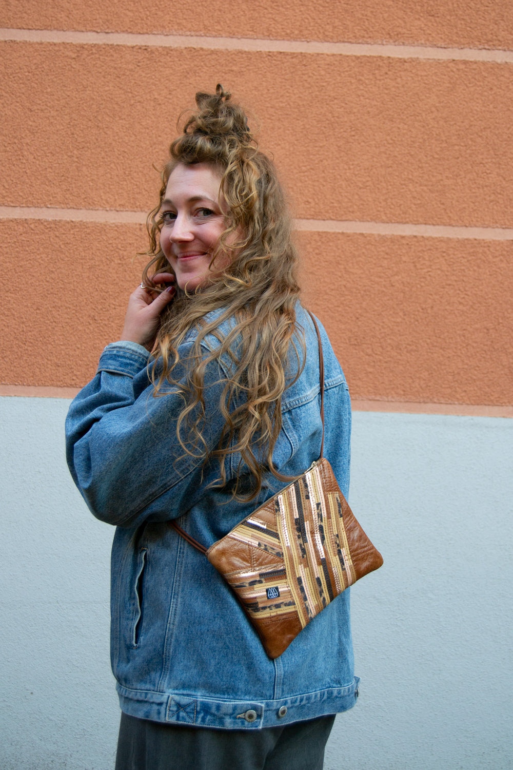 Festival Bag Crazy Stripes / Black