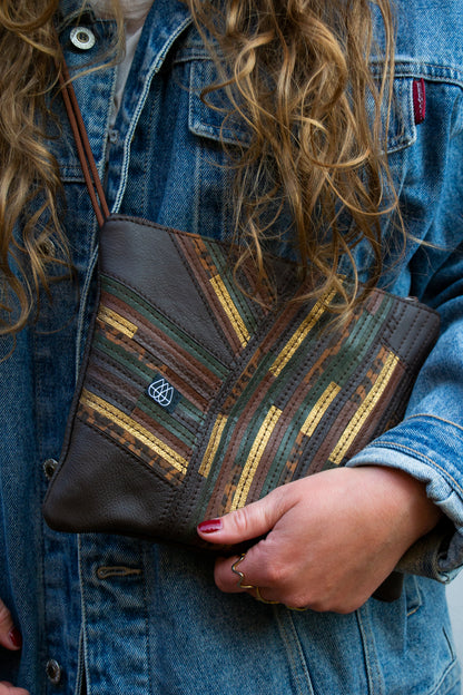 Festivaltasche Crazy Stripes / Dark Jungle / Medium