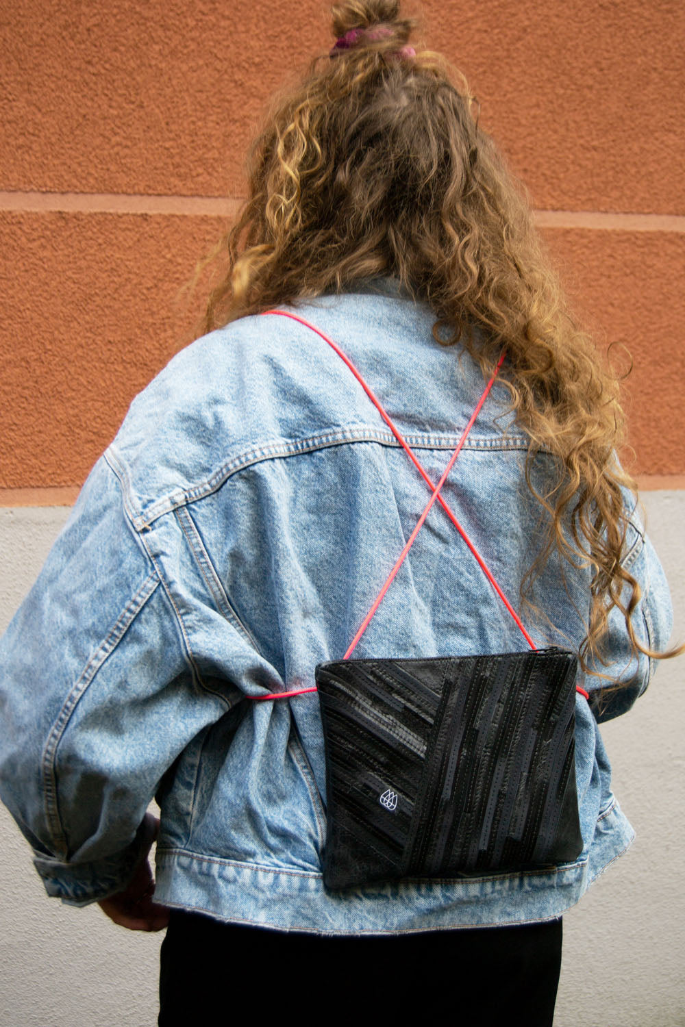 Festivaltasche Crazy Stripes / All Black