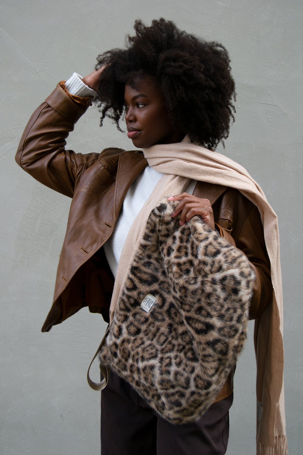 Crossbody Bag Fell / Leo Creme