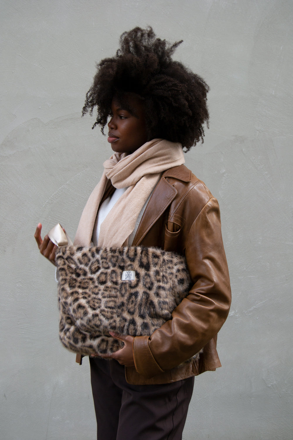 Crossbody Bag Fell / Leo Creme