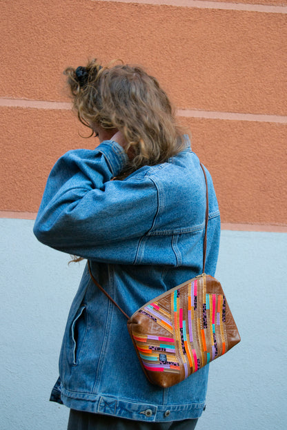 Festivaltasche Crazy Stripes / Flower Field / Medium+Large