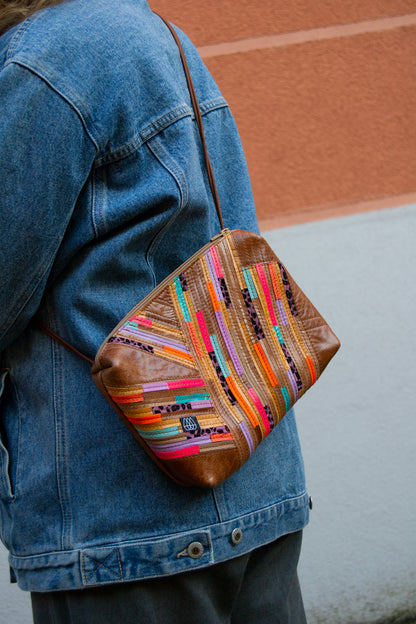 Festivaltasche Crazy Stripes / Flower Field / Medium+Large