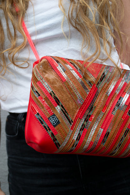Festival Bag Crazy Stripes / Black