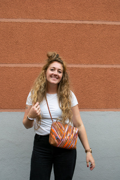Festival Bag Crazy Stripes / Black