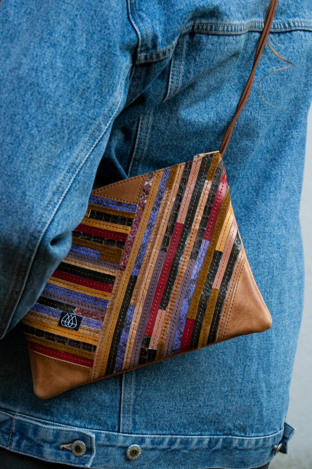 Festival Bag Crazy Stripes / Black
