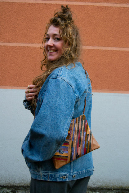 Festival Bag Crazy Stripes / Black