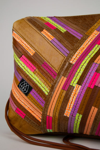 Festivaltasche Crazy Stripes / Happy / Large