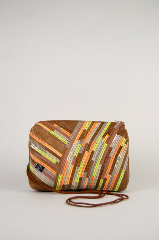 Festival Bag Crazy Stripes / Black
