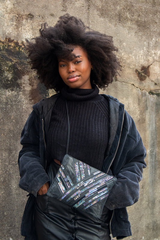 Sac Festival Crazy Stripes Noir