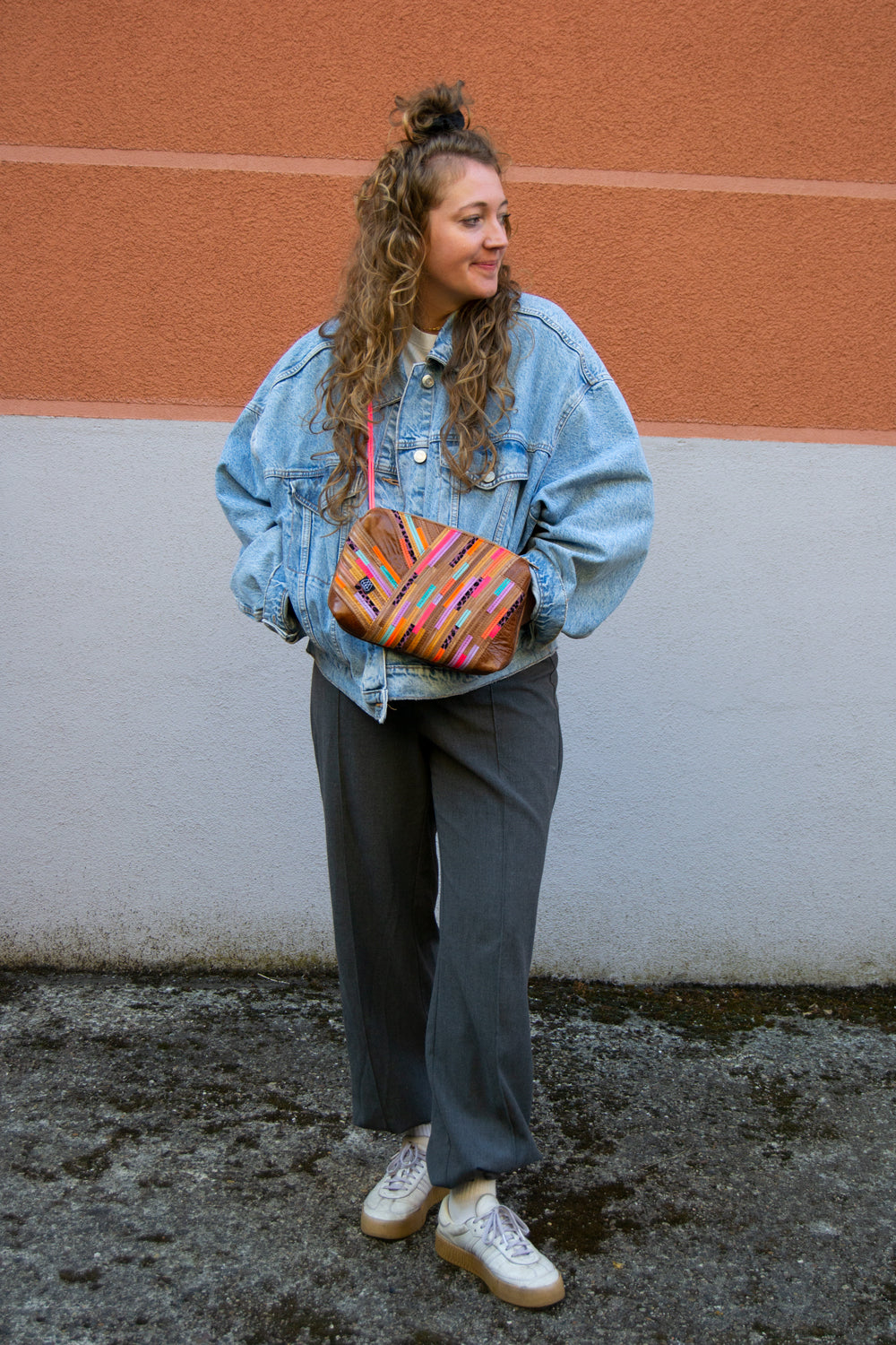 Festivaltasche Crazy Stripes / Flower Field / Medium+Large