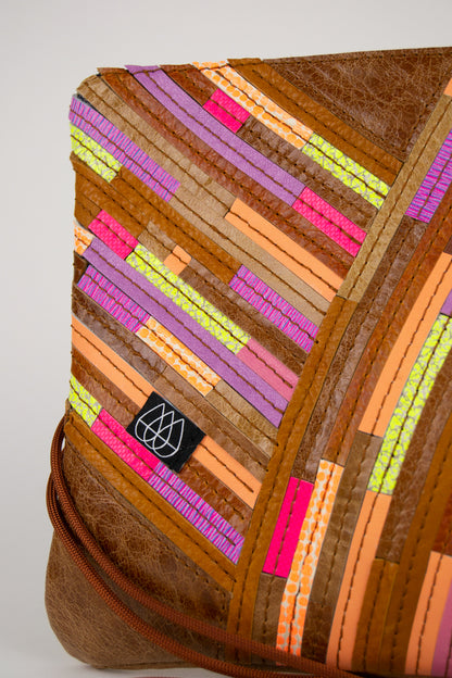 Festivaltasche Crazy Stripes / Neon Colors / Medium