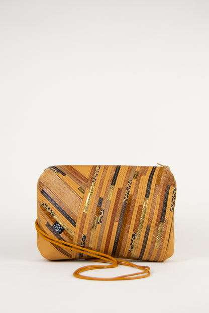 Festivaltasche Crazy Stripes / Golden Beige / Large