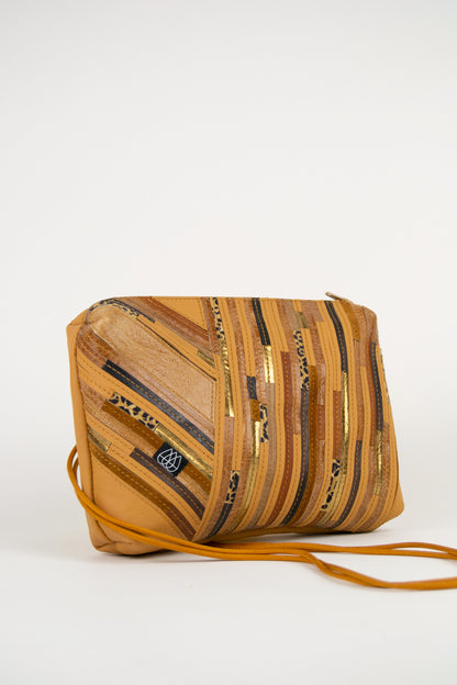 Festivaltasche Crazy Stripes / Golden Beige / Large