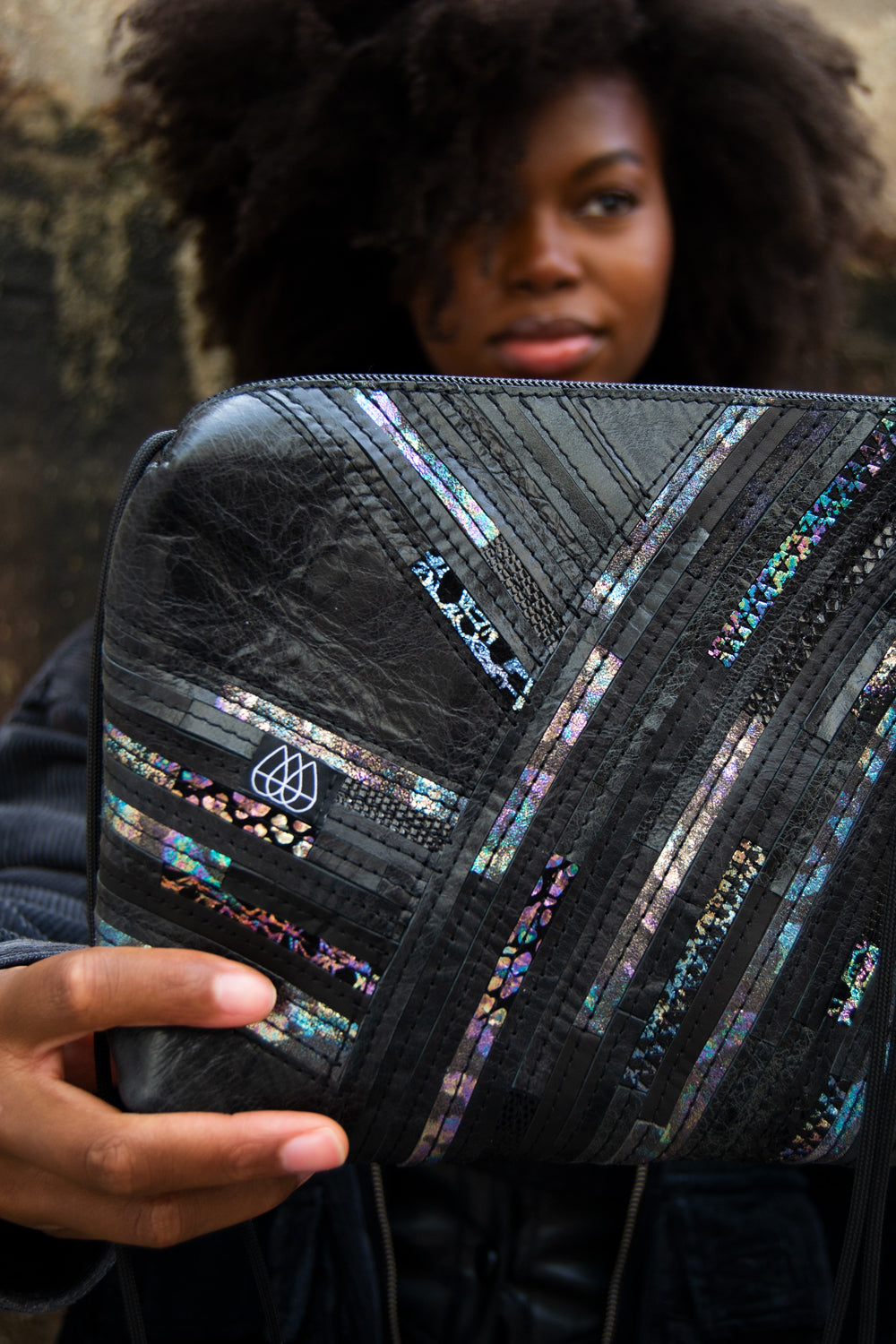 Sac Festival Crazy Stripes Noir