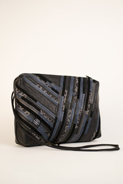 Festivaltasche Crazy Stripes / Midnight Ocean / Large