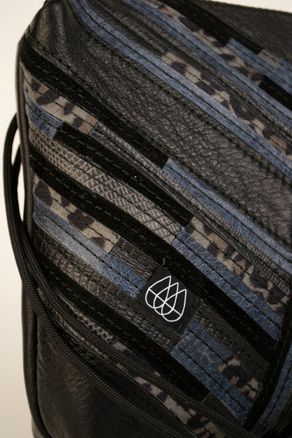 Festivaltasche Crazy Stripes / Midnight Ocean / Large