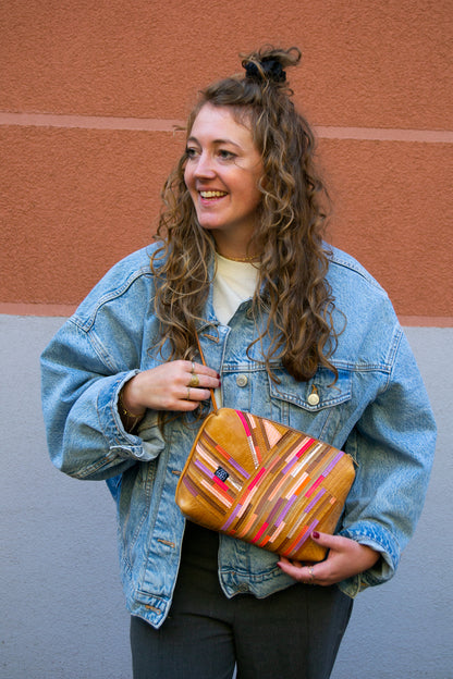 Festival Bag Crazy Stripes / Black