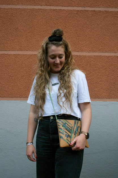 Festival Bag Crazy Stripes / Black