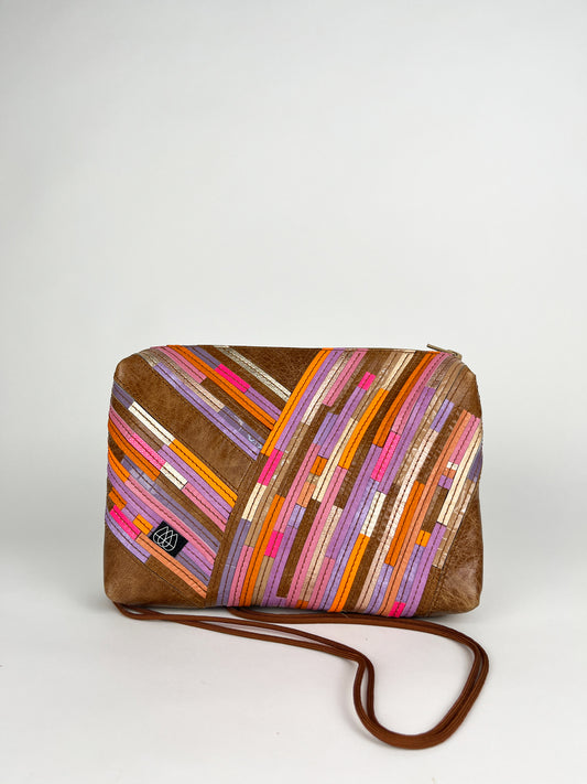Festival Bag Crazy Stripes / Black