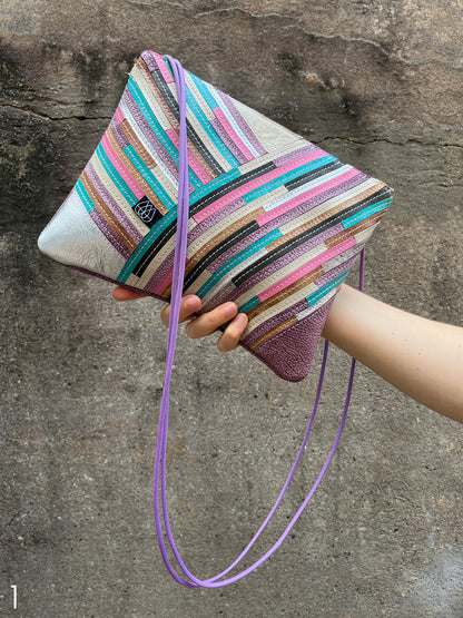 Festivalbag Crazy Stripes / Lilac / Mehrere Farben