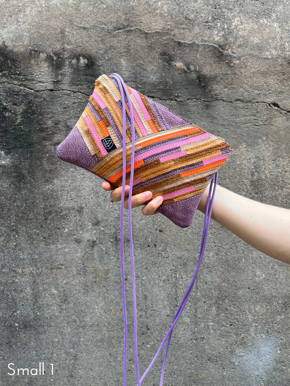 Festivalbag Crazy Stripes / Lilac / Mehrere Farben