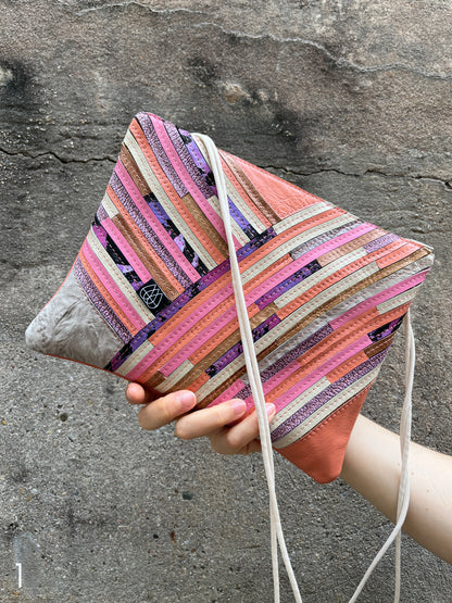 Festival Bag Crazy Stripes / Rose