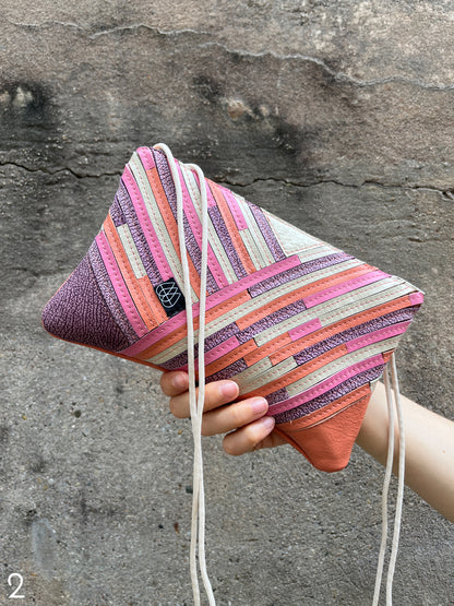 Festivalbag Crazy Stripes / Rose / Mehrere Farben