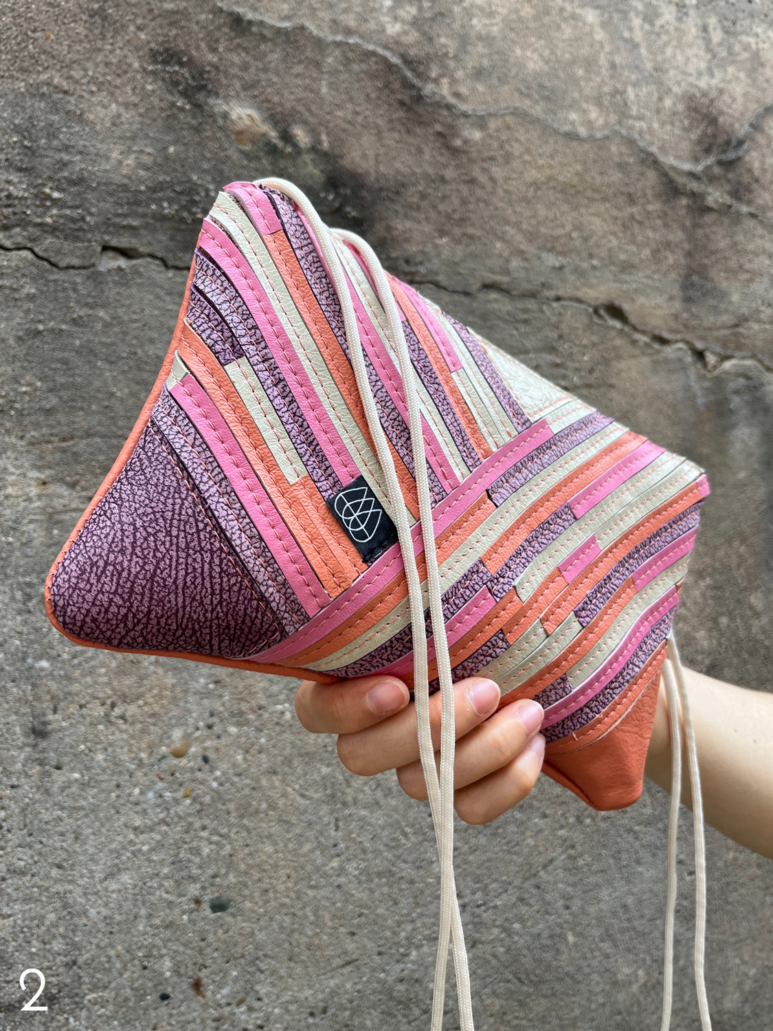 Festival Bag Crazy Stripes / Rose