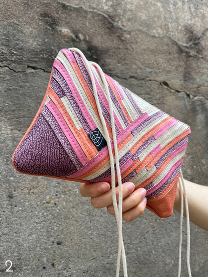 Festivalbag Crazy Stripes / Rose / Mehrere Farben